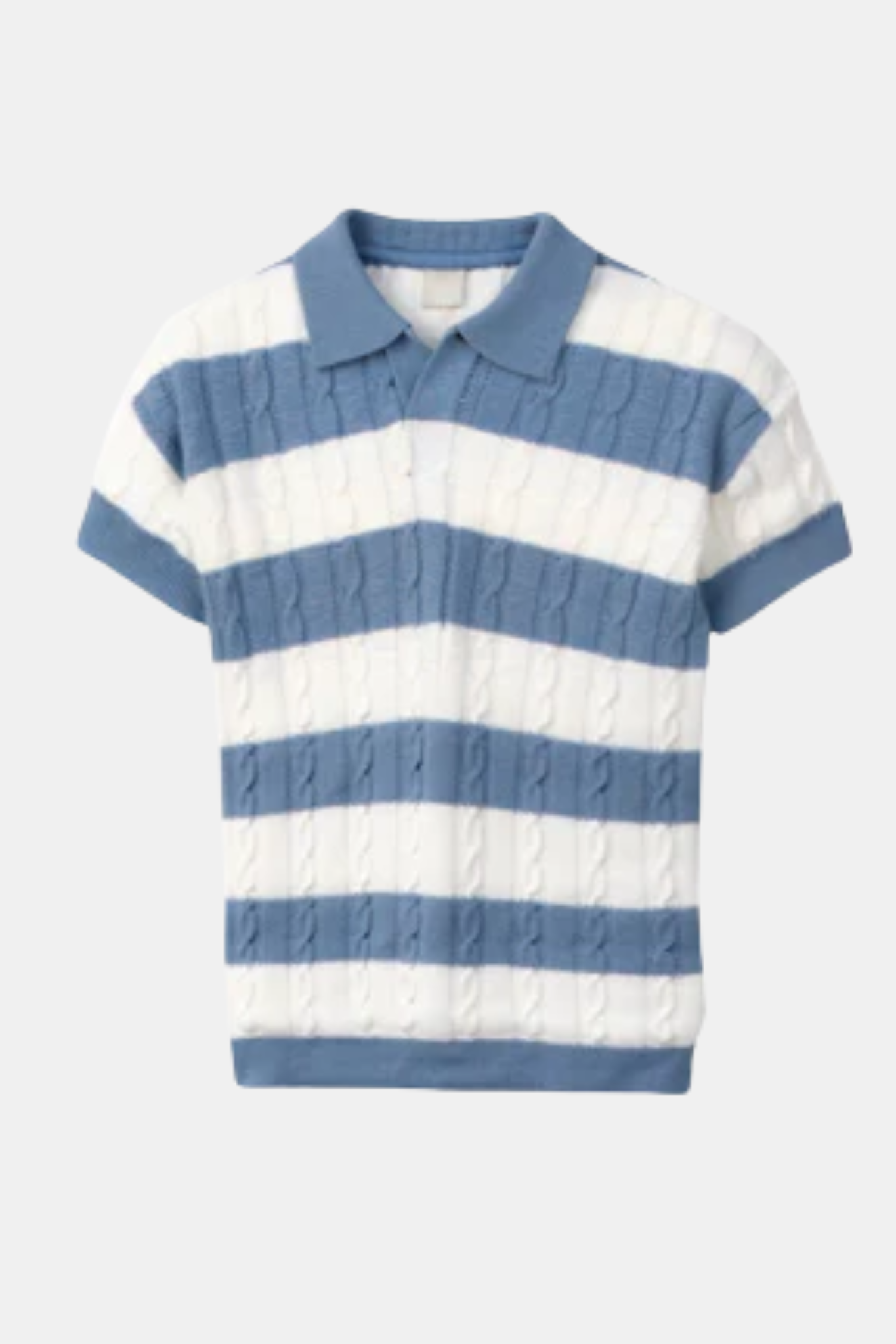 White Stripe Polo