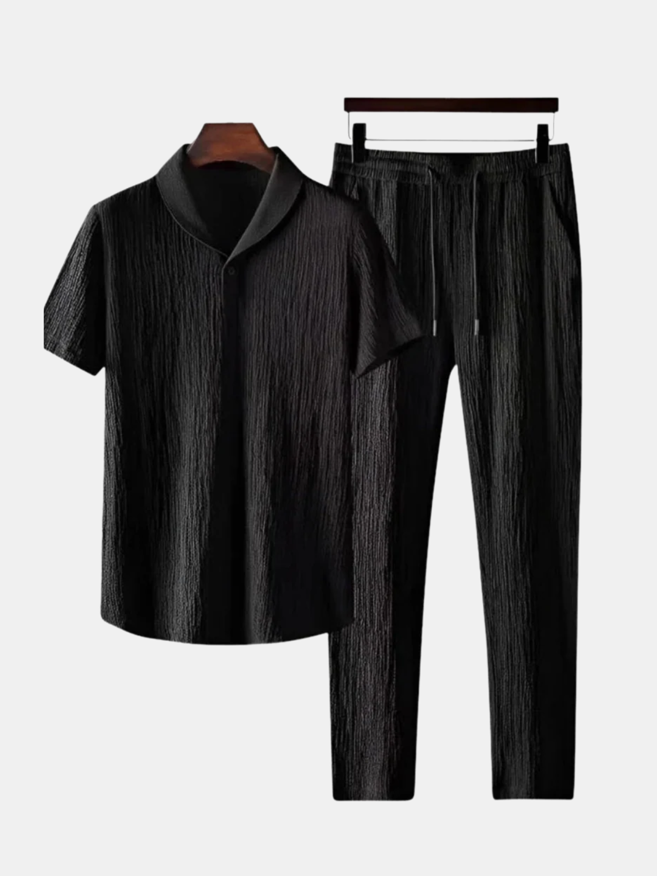 Cotton Polo & Pantalon Set