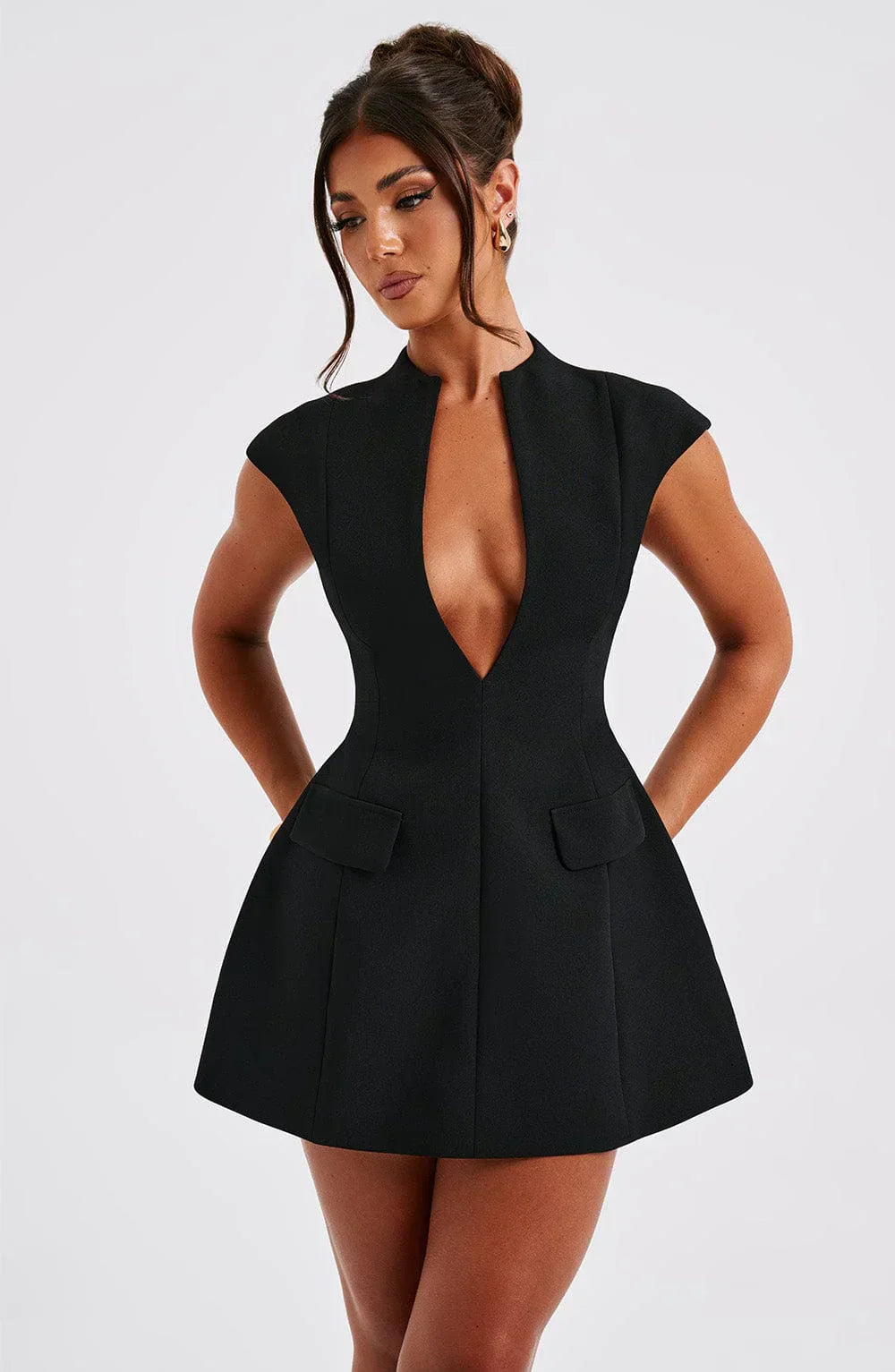 Celeste Satin Mini Dress