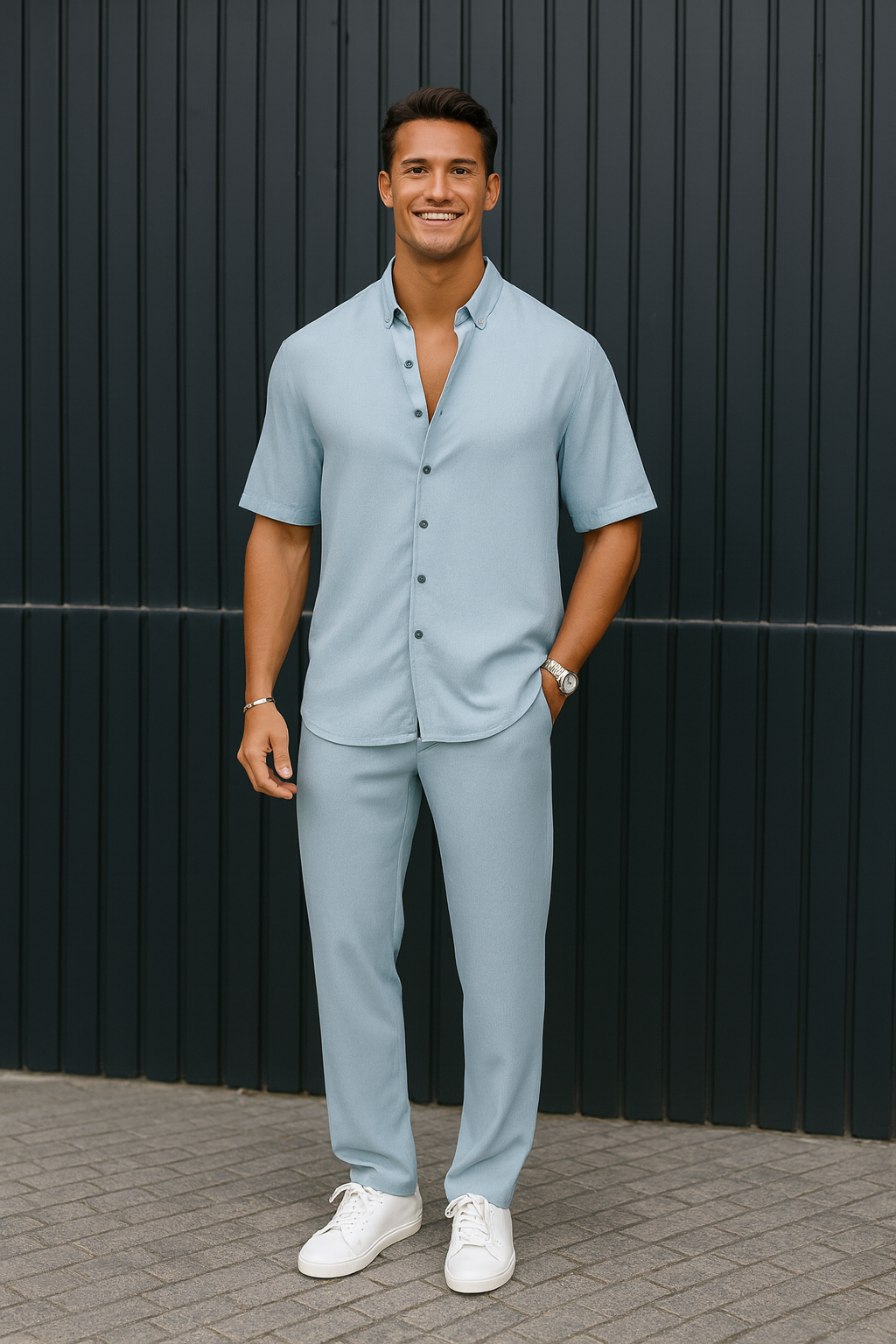Solid Lapel Set