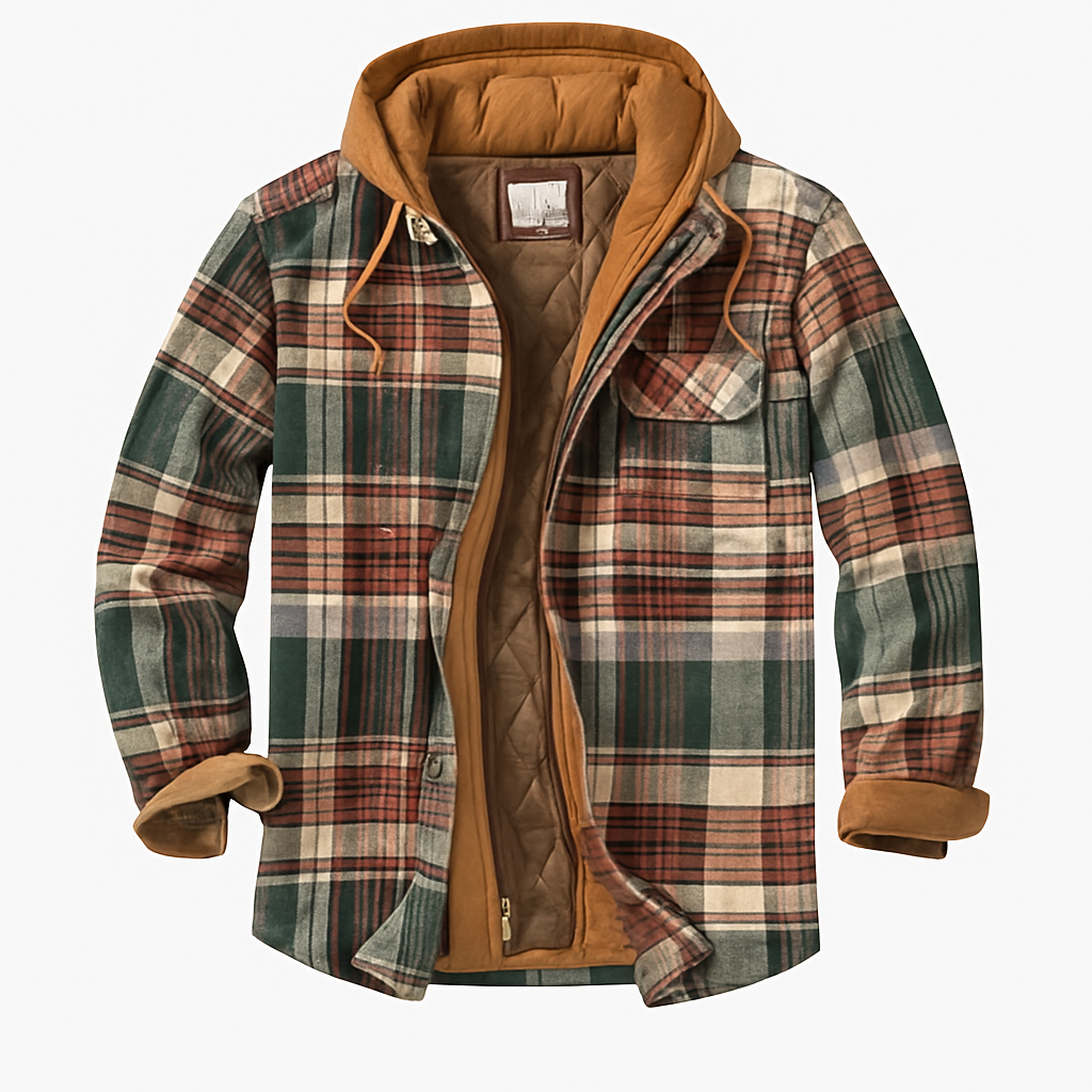 Patchwork Check Jacket