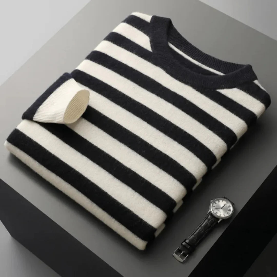 Cashmere Stripe Sweater