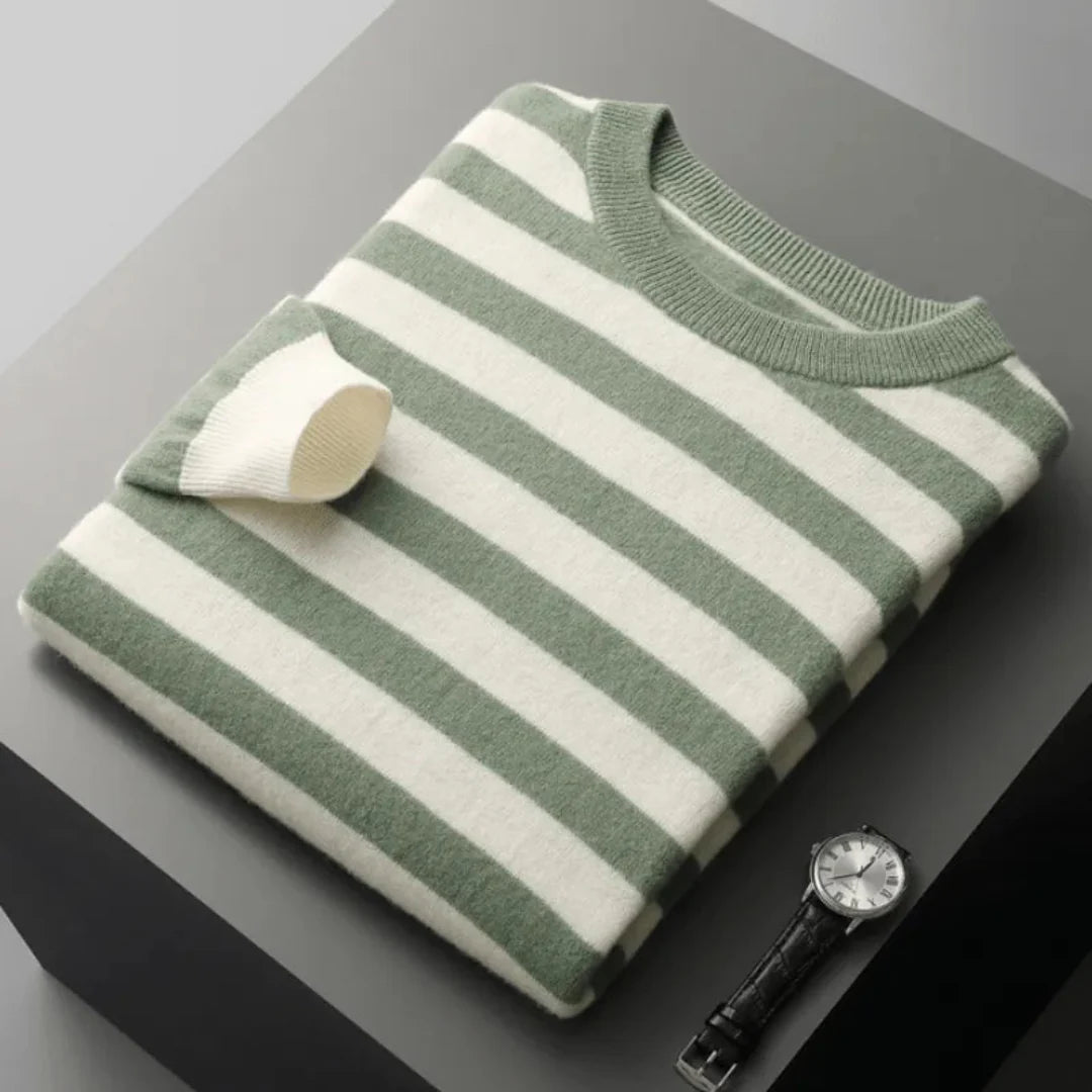 Cashmere Stripe Sweater