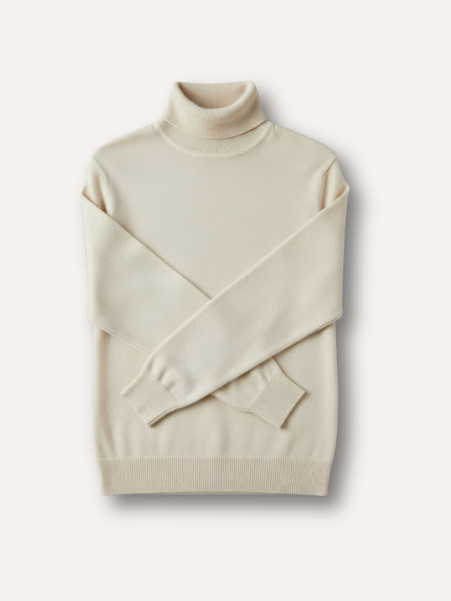 100% Merino Wool Essential Turtleneck