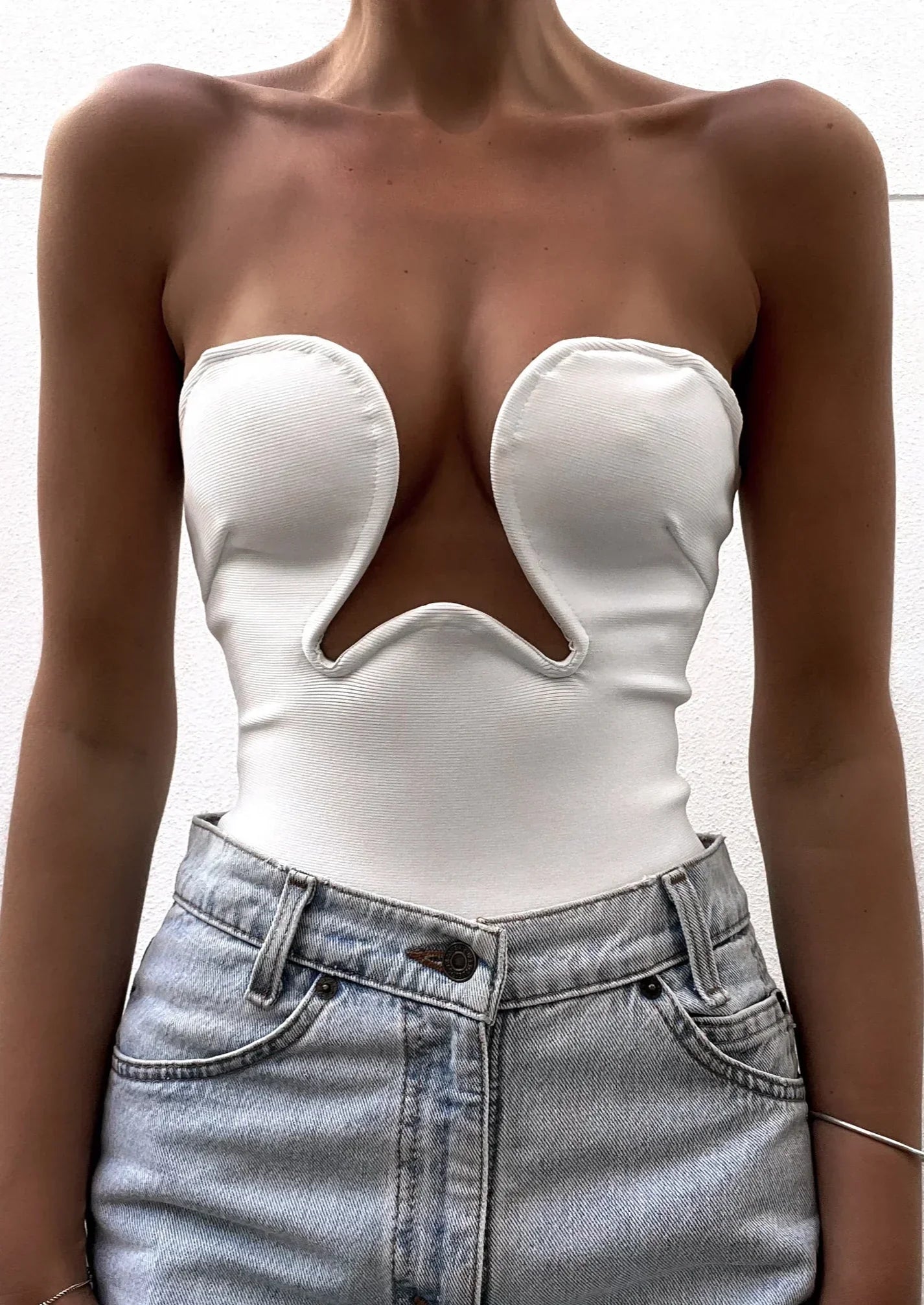 Sculpted Sweetheart Corset Top