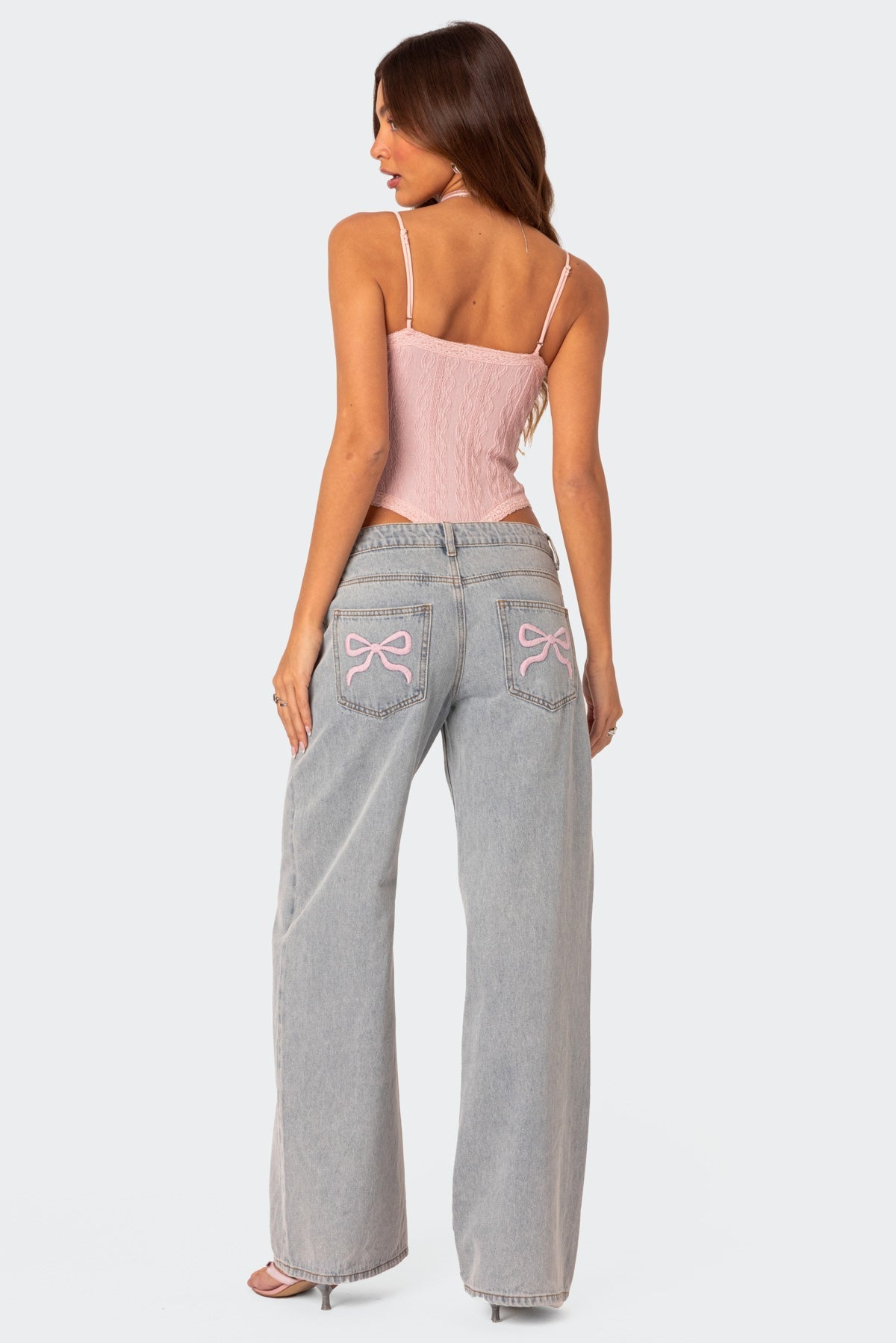 Emma | Oversized Jeans With Bows