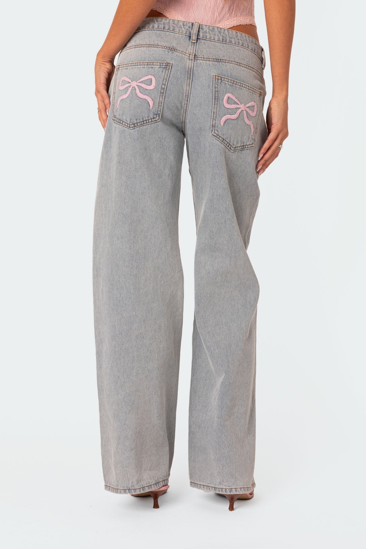 Emma | Oversized Jeans With Bows