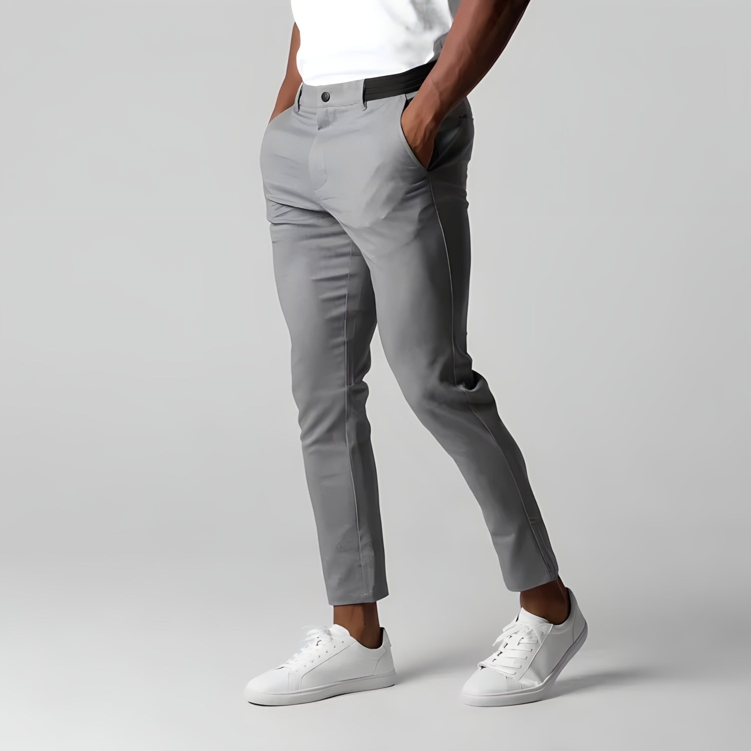 Wrinkle-Free Modern Mobility Trousers