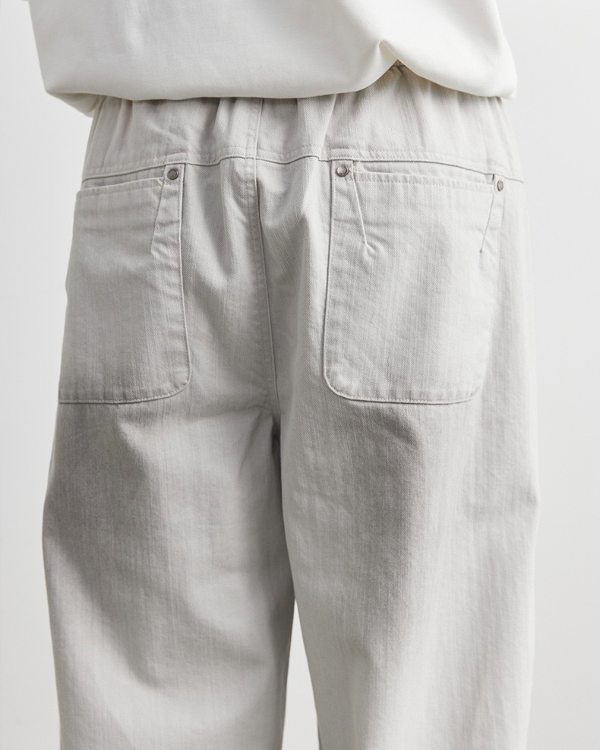 Washed Lounge Pants with Drawstrings