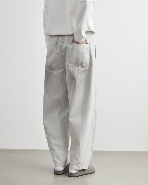 Washed Lounge Pants with Drawstrings
