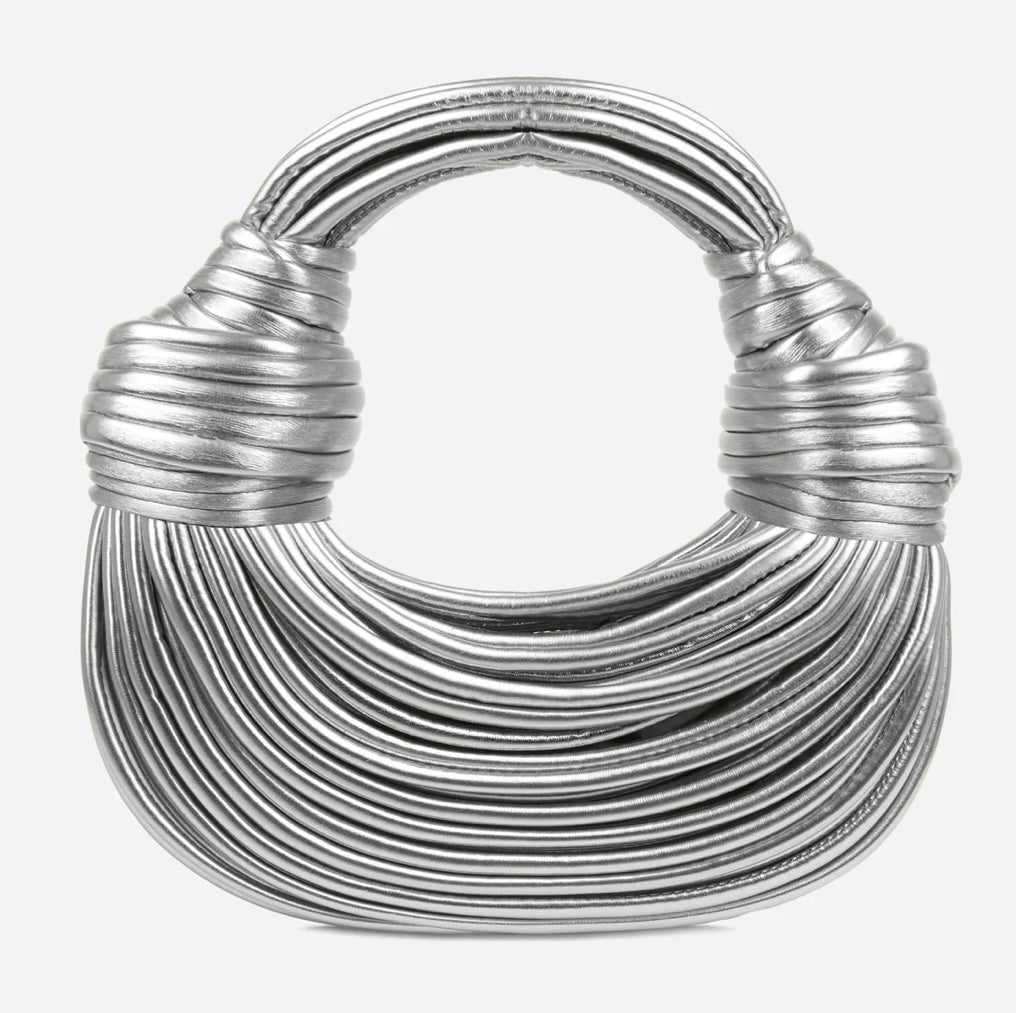 Knotted Sculptural Handle Bag