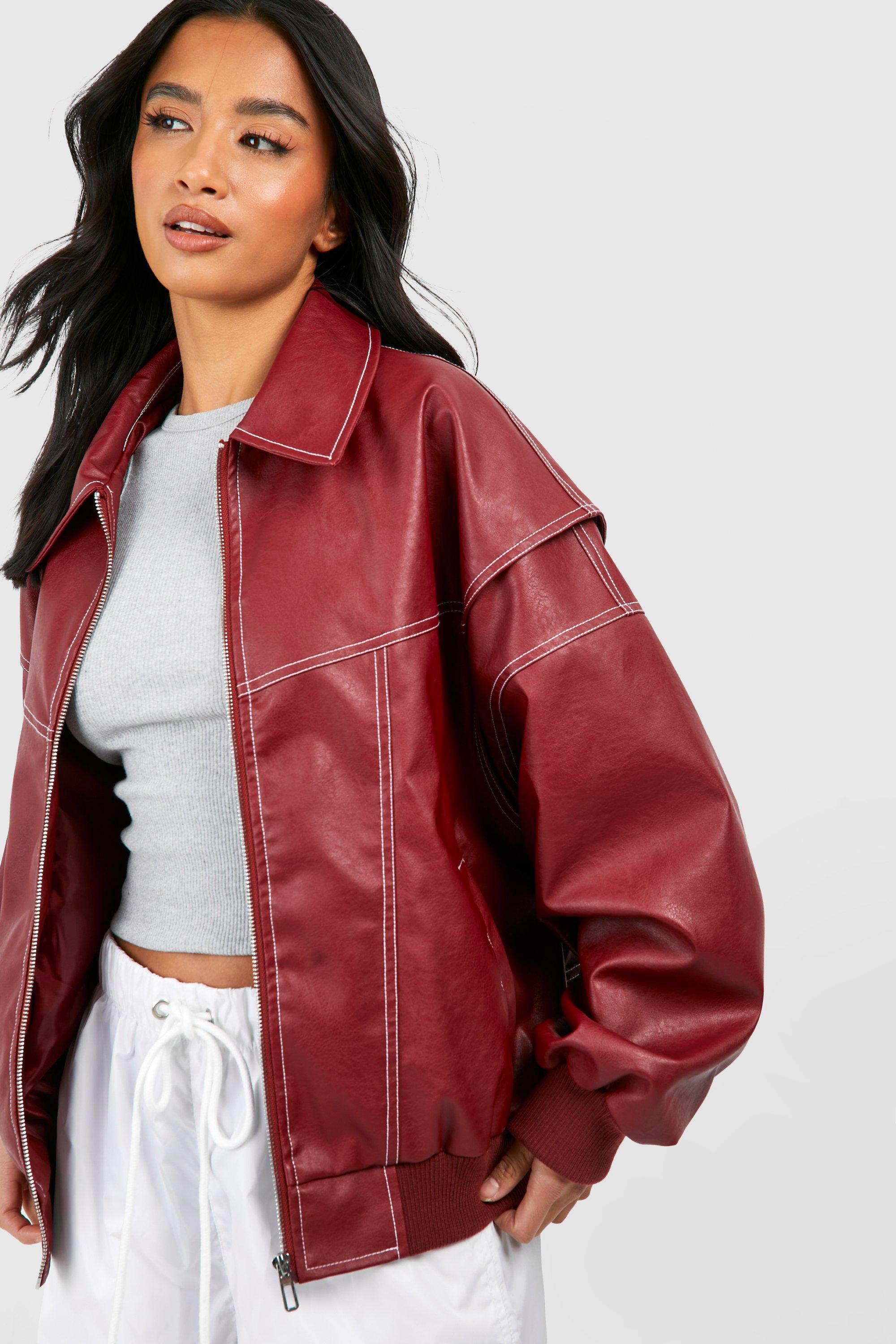 Leather Bomber