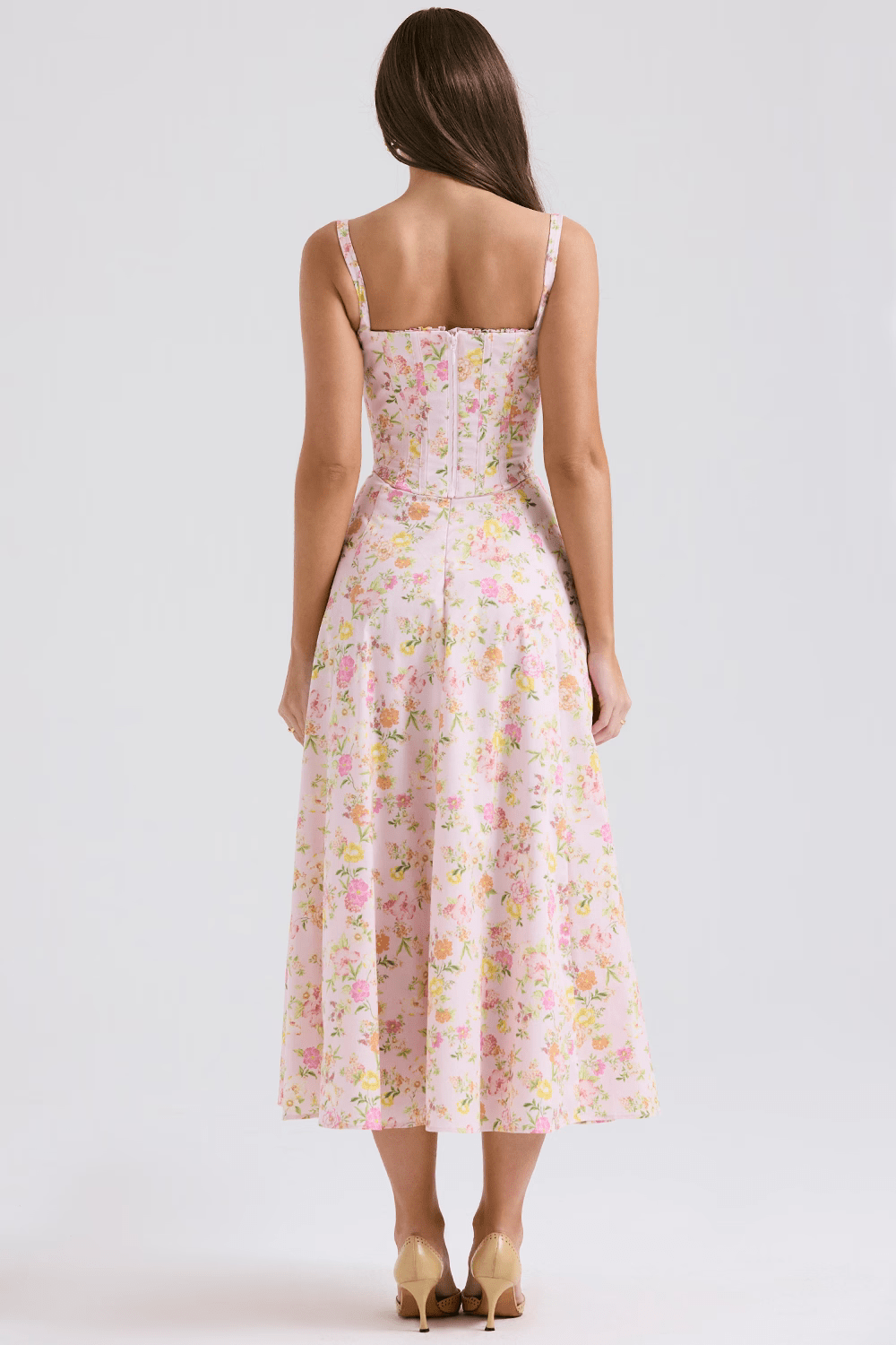 Midi Dress Louise + Removable Corset