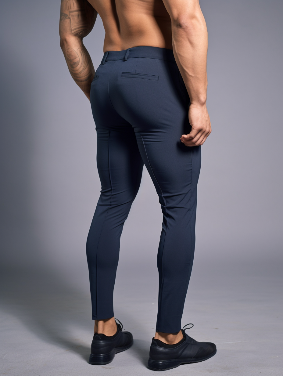 Wrinkle-Free Slim Fit Trousers