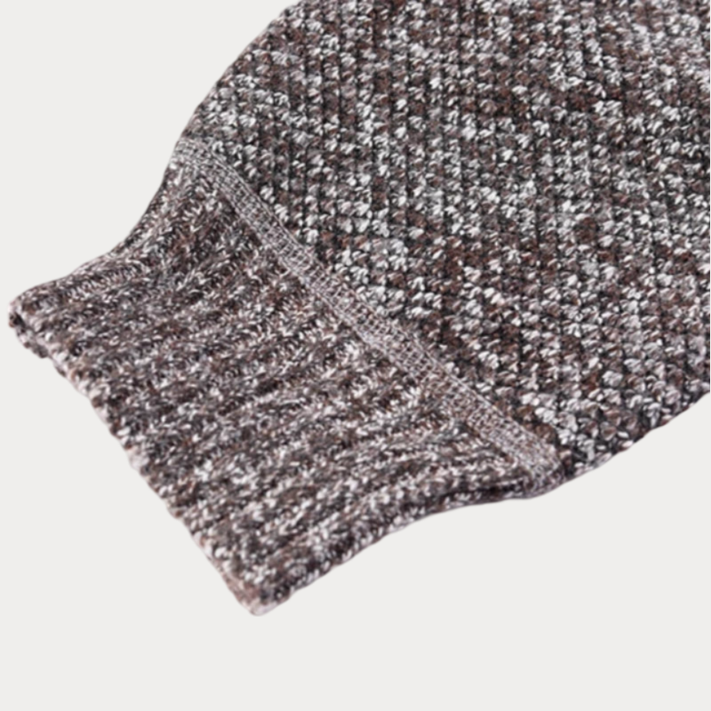 Fleece-Lined Knit Jacket