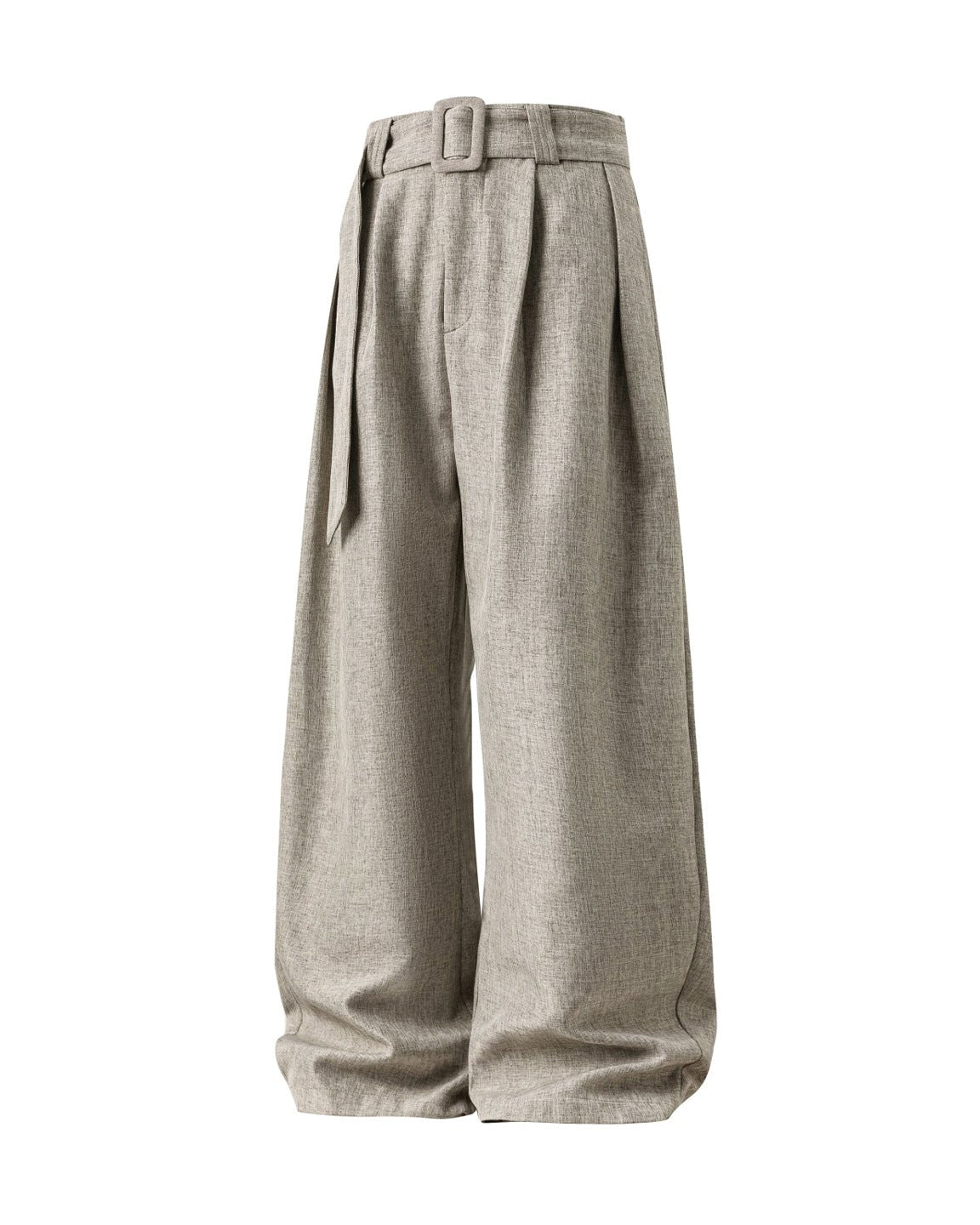 Wool Pleated Trousers