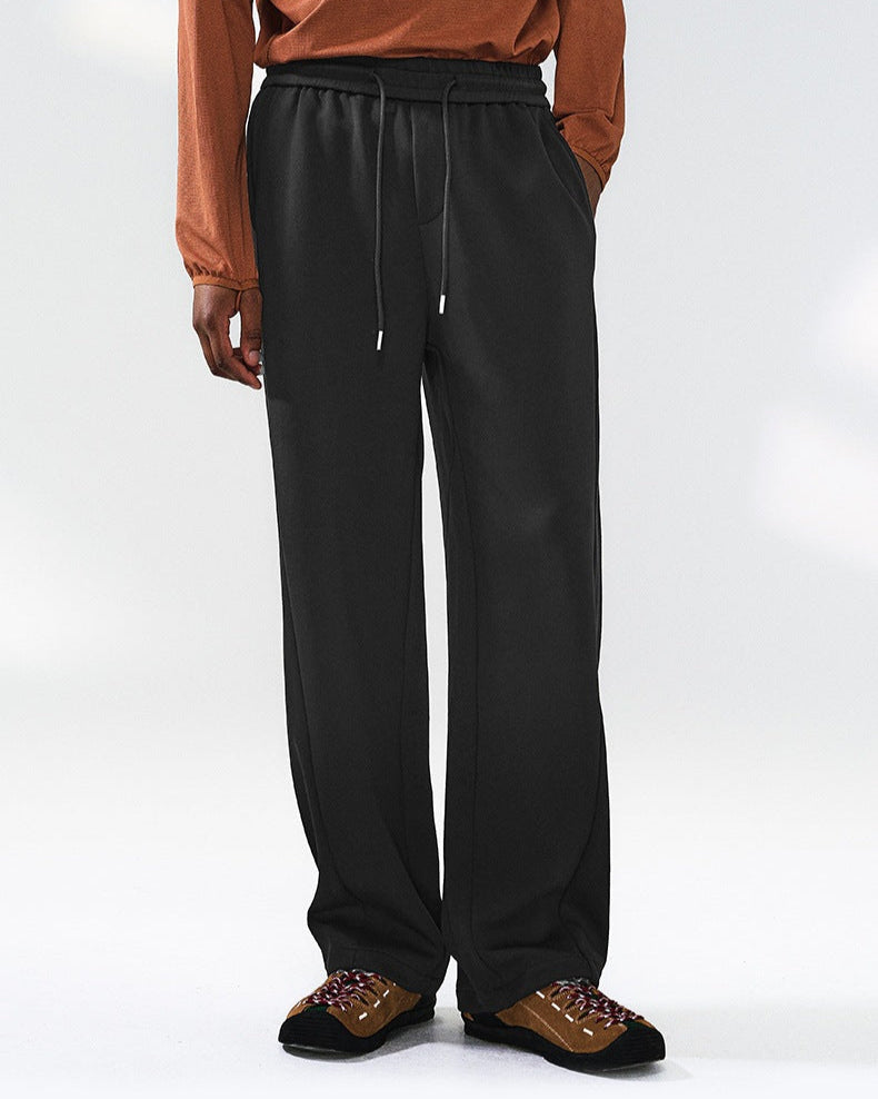 Relaxed Fit Pants with Drawstring