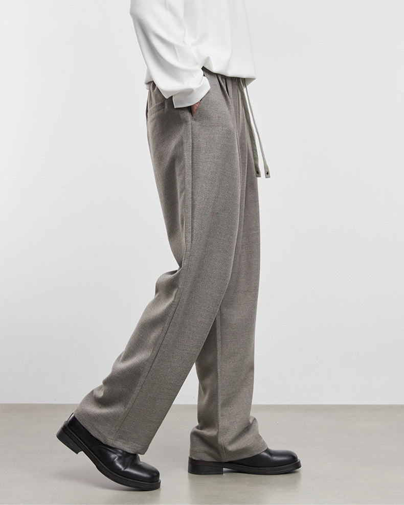 Wide-leg pants with a subtle silhouette