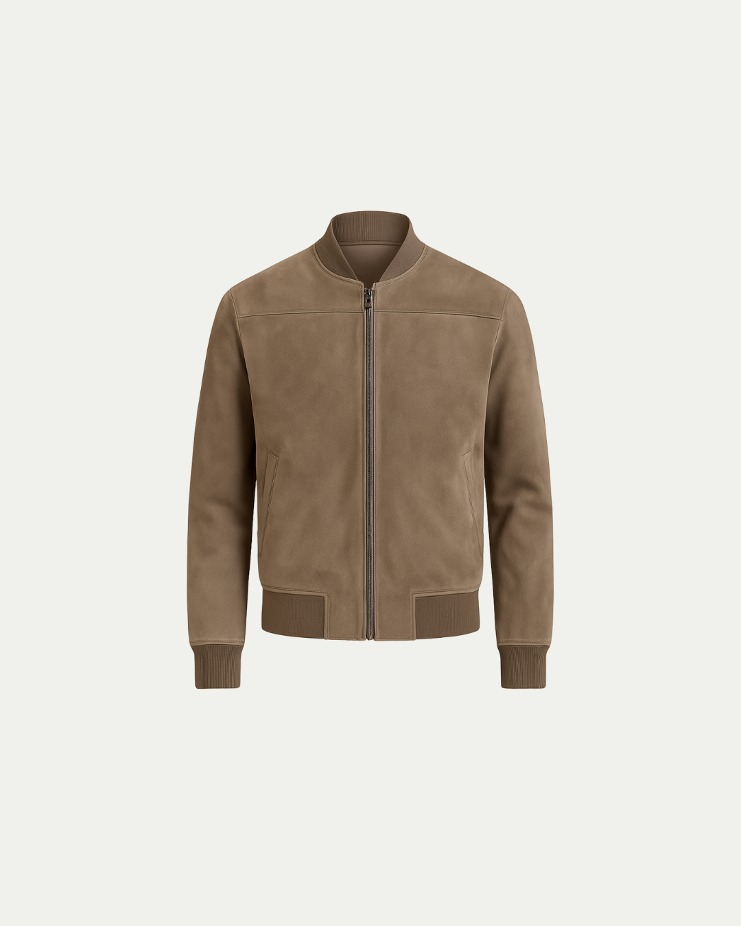 Suede Bomber Jacket