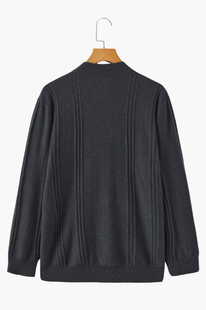 Ribbed Half Zip