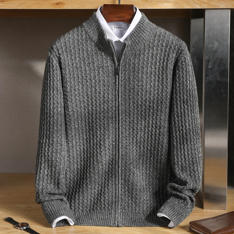 Cashmere Zip Sweater