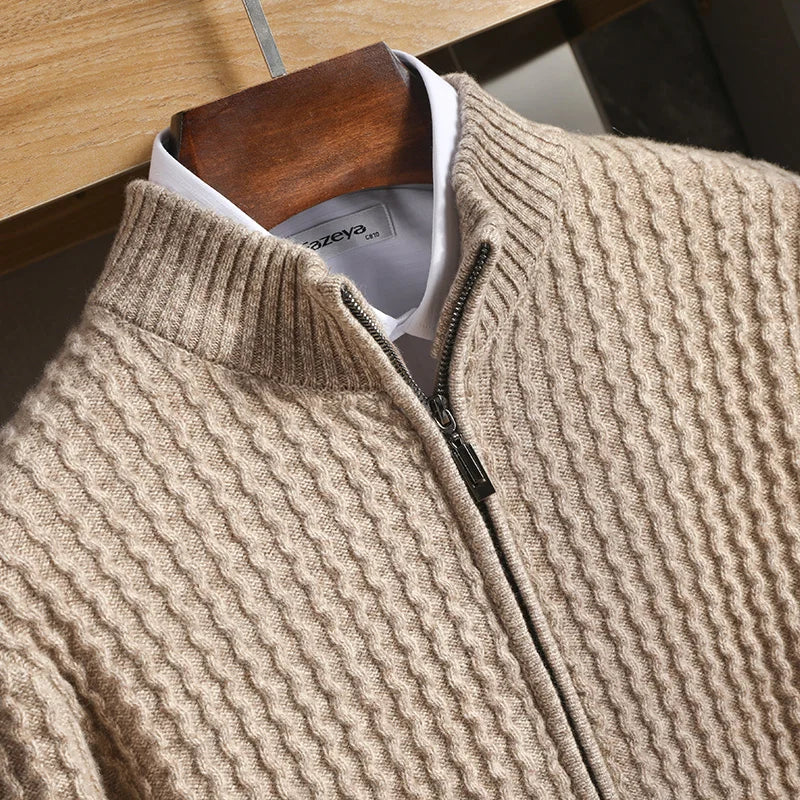 Cashmere Zip Sweater