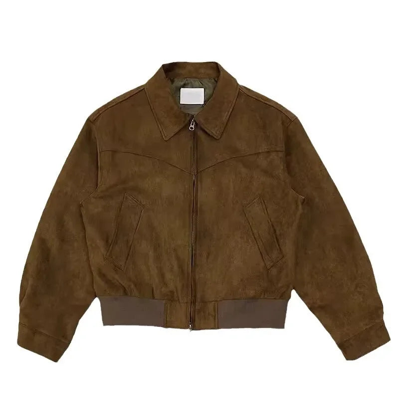 Vintage Suede Zip Jacket