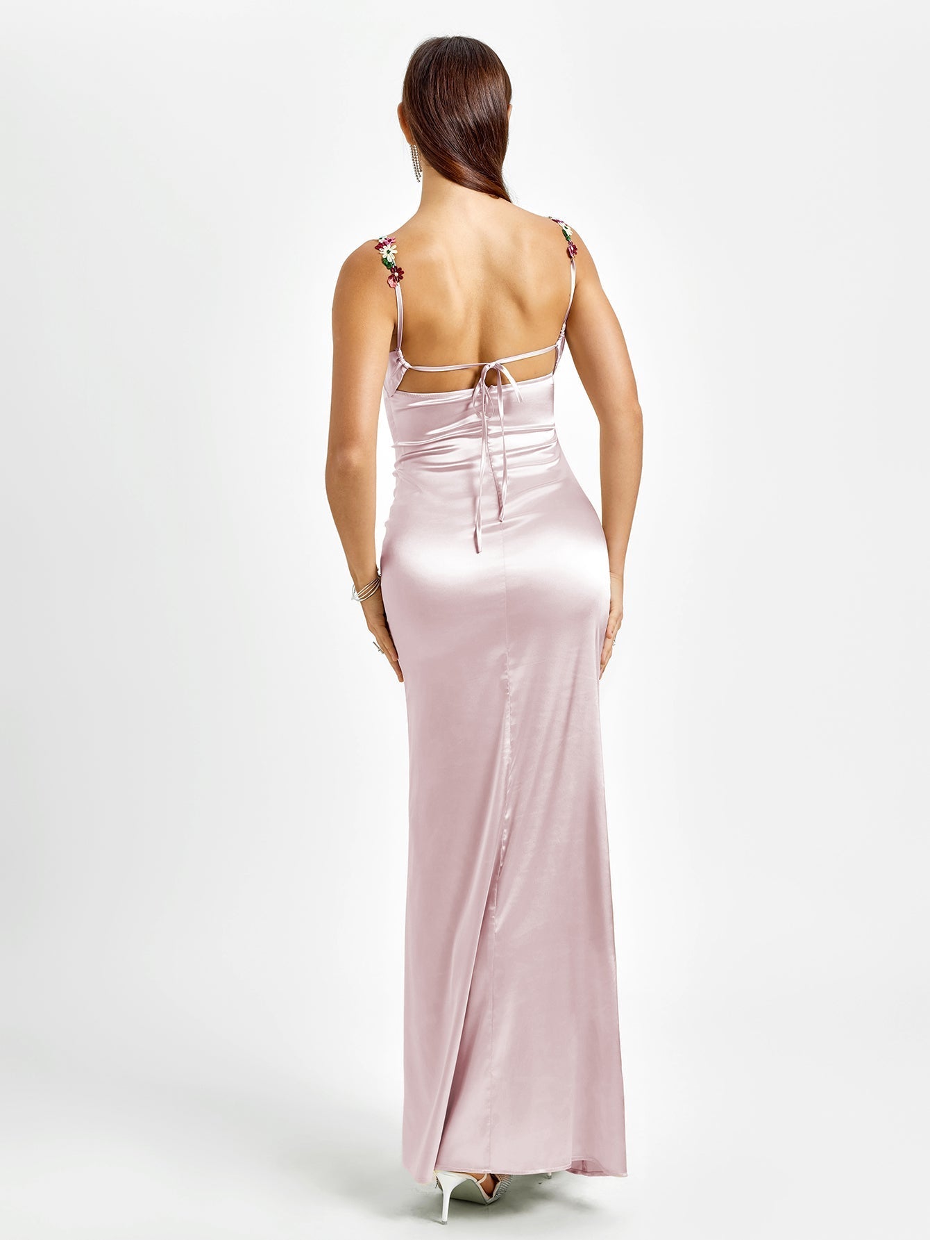 Satin Gown Maxi Dress