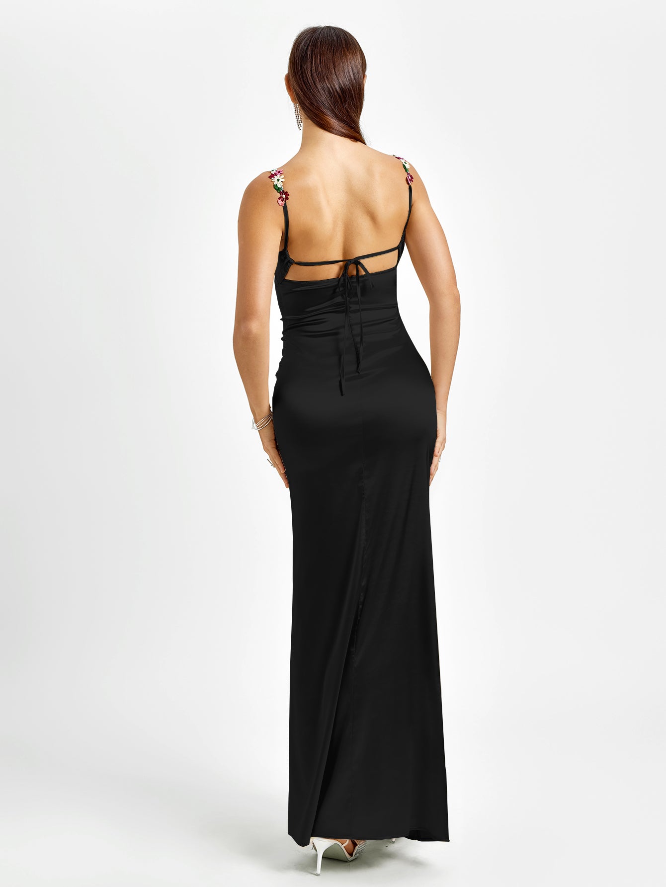 Satin Gown Maxi Dress