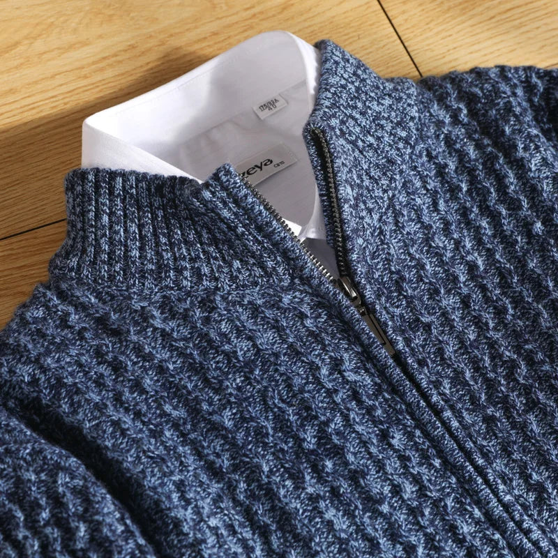 Cashmere Zip Sweater
