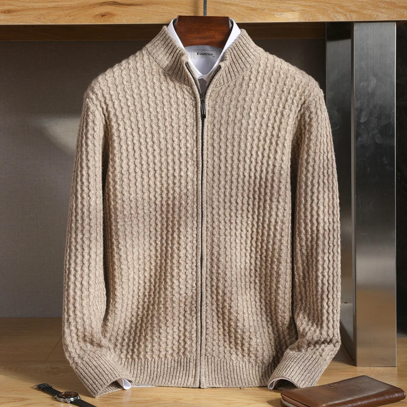 Cashmere Zip Sweater