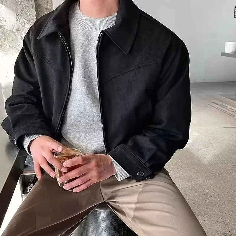 Vintage Suede Zip Jacket