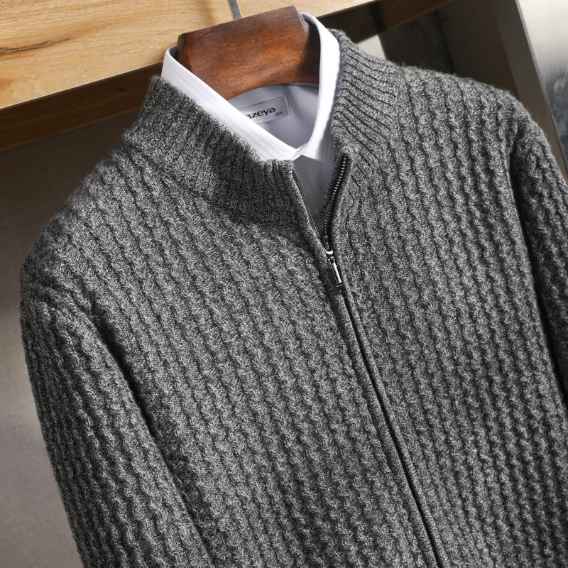 Cashmere Zip Sweater