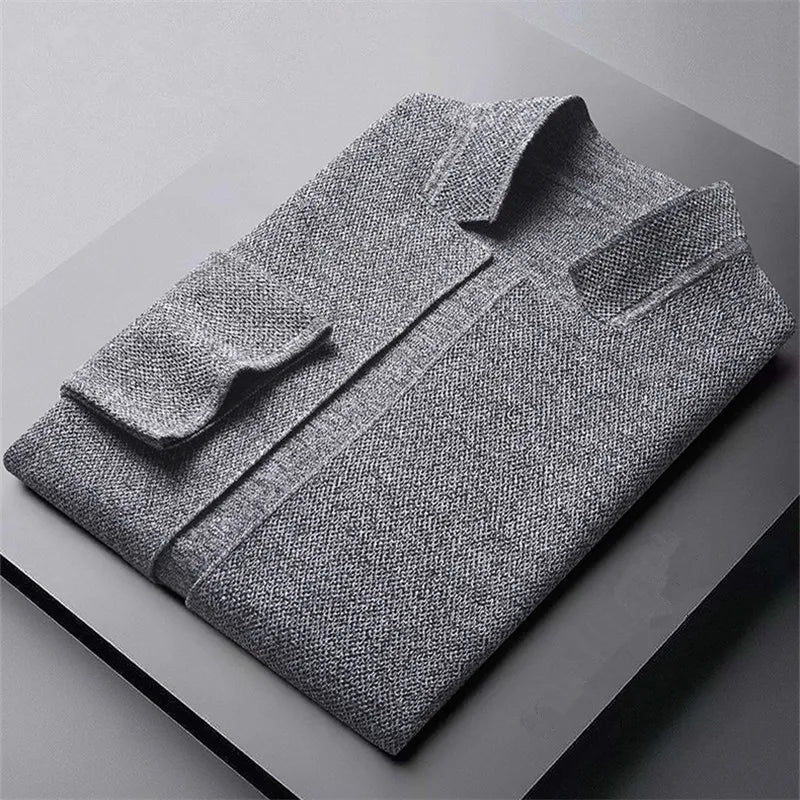 Minimalist Knit Blazer Cardigan