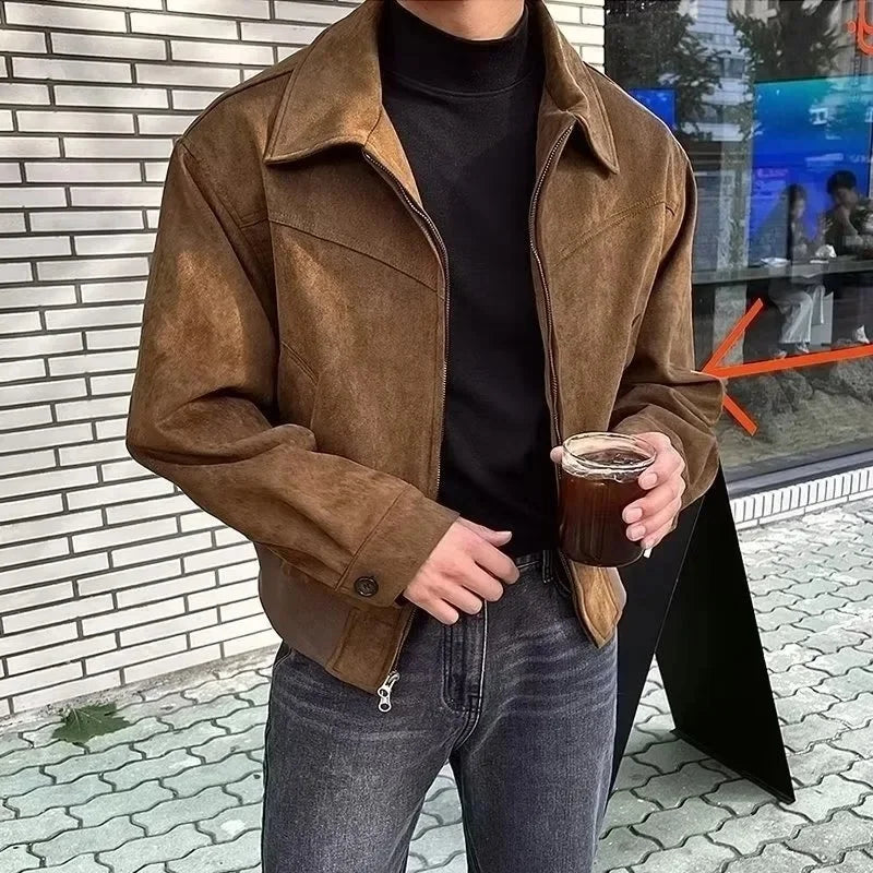 Vintage Suede Zip Jacket