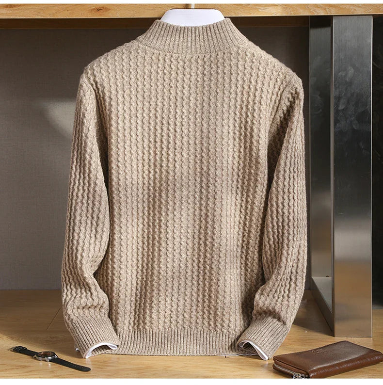 Cashmere Zip Sweater