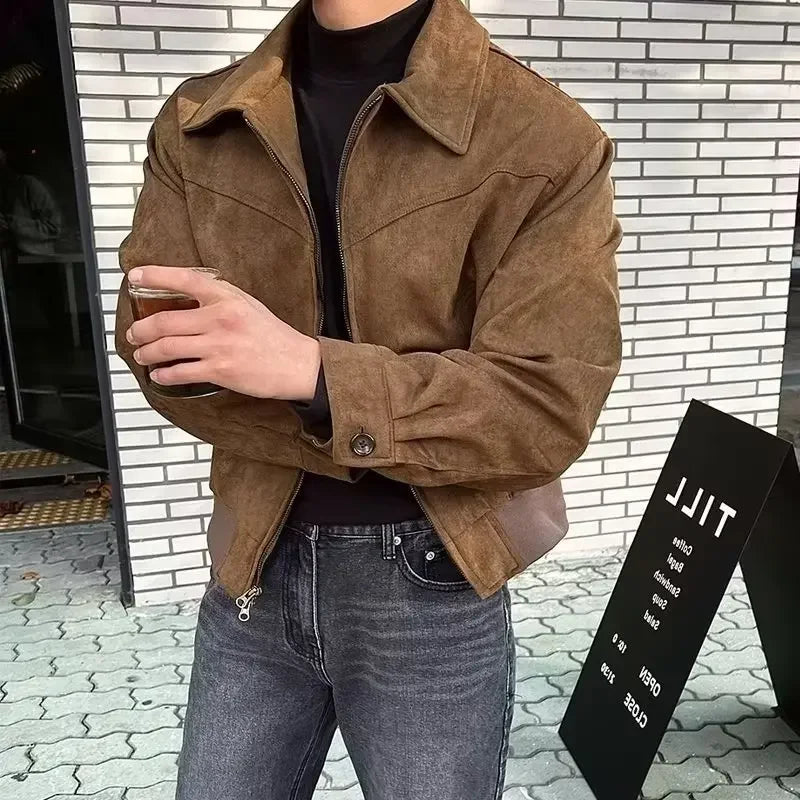 Vintage Suede Zip Jacket