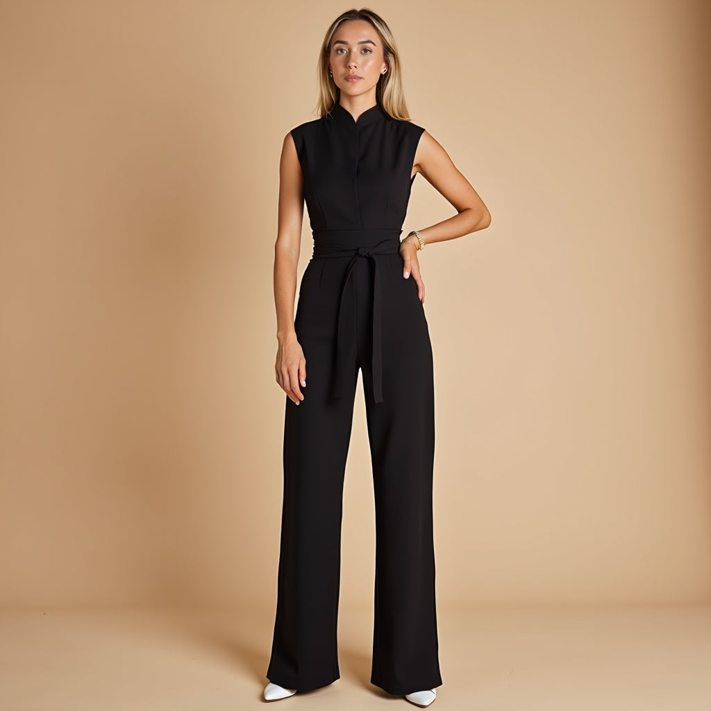 Tailored Wide-Leg Jumpsuit