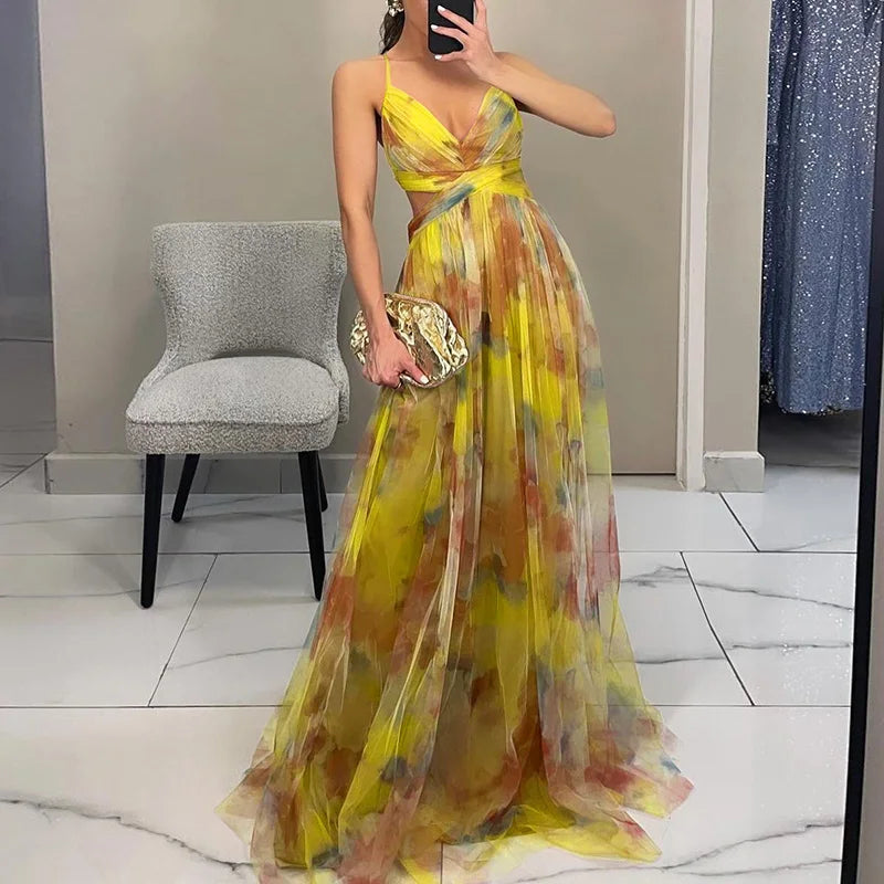 Tulle Maxi Dress