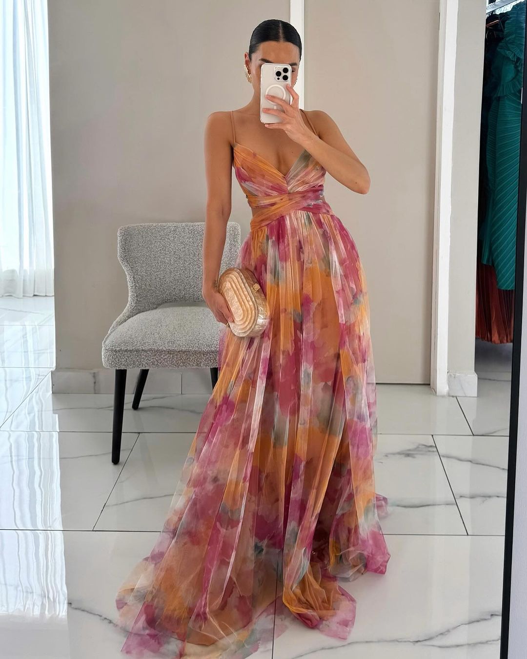Tulle Maxi Dress