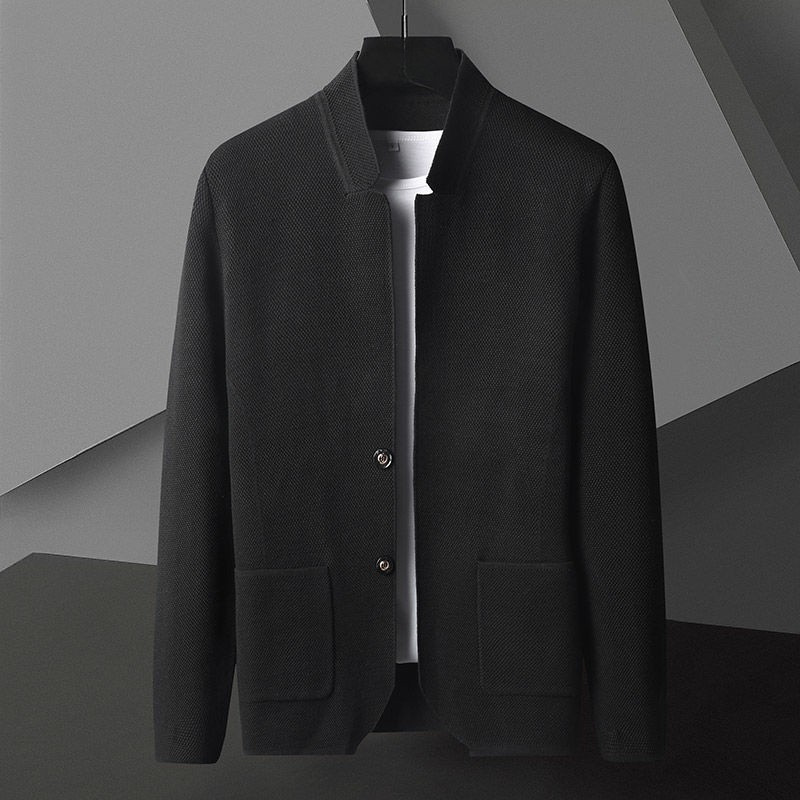 Minimalist Knit Blazer Cardigan