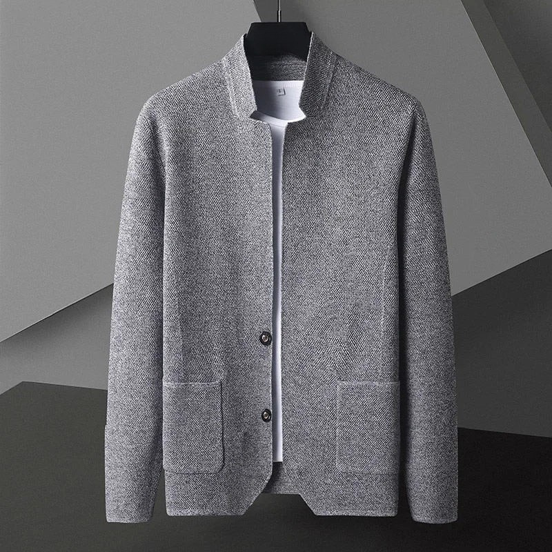Minimalist Knit Blazer Cardigan