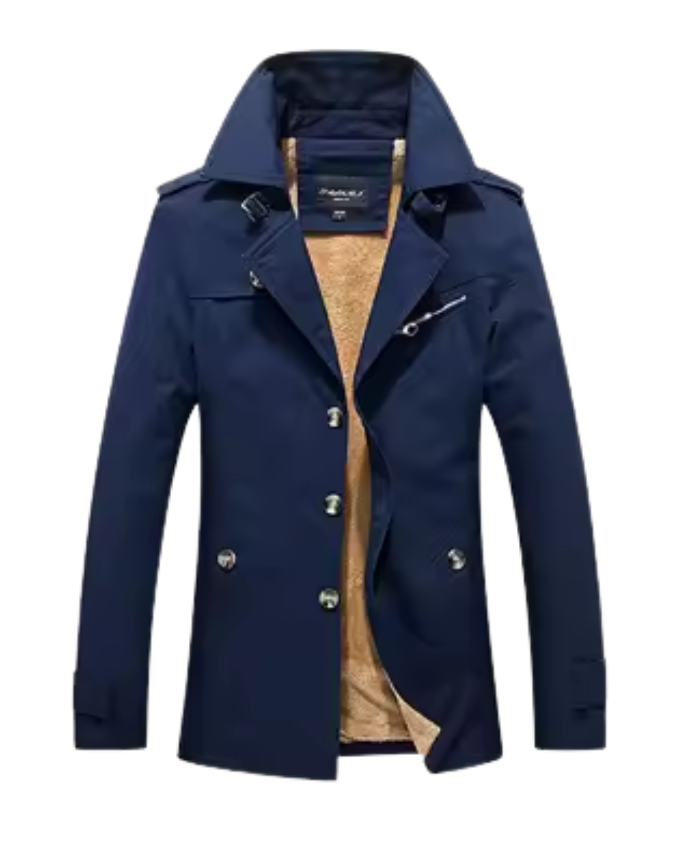 Elegant Quilted Trench Coat