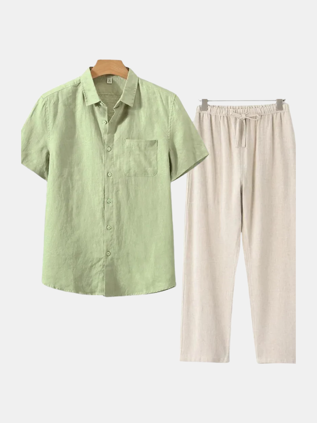 ÉCLAIR Linen Set (Short Sleeves)