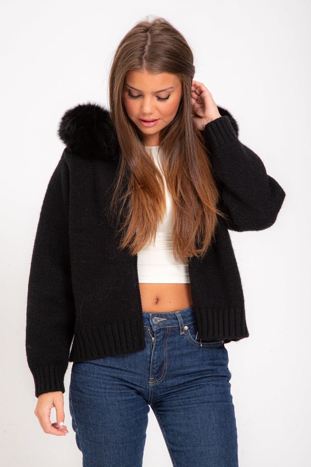 Wool Coat with Hood