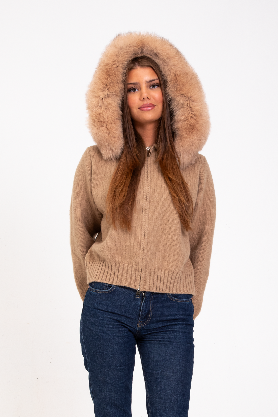 Wool Coat with Hood