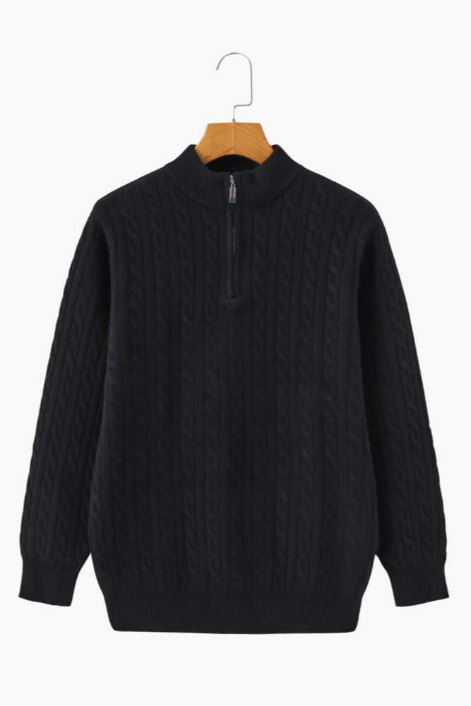 Woven Half Zip