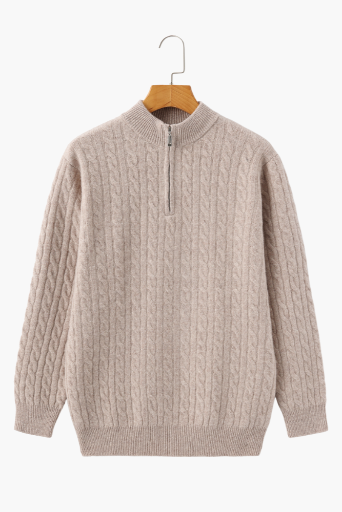 Woven Half Zip