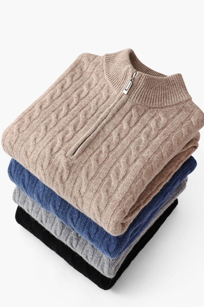 Woven Half Zip