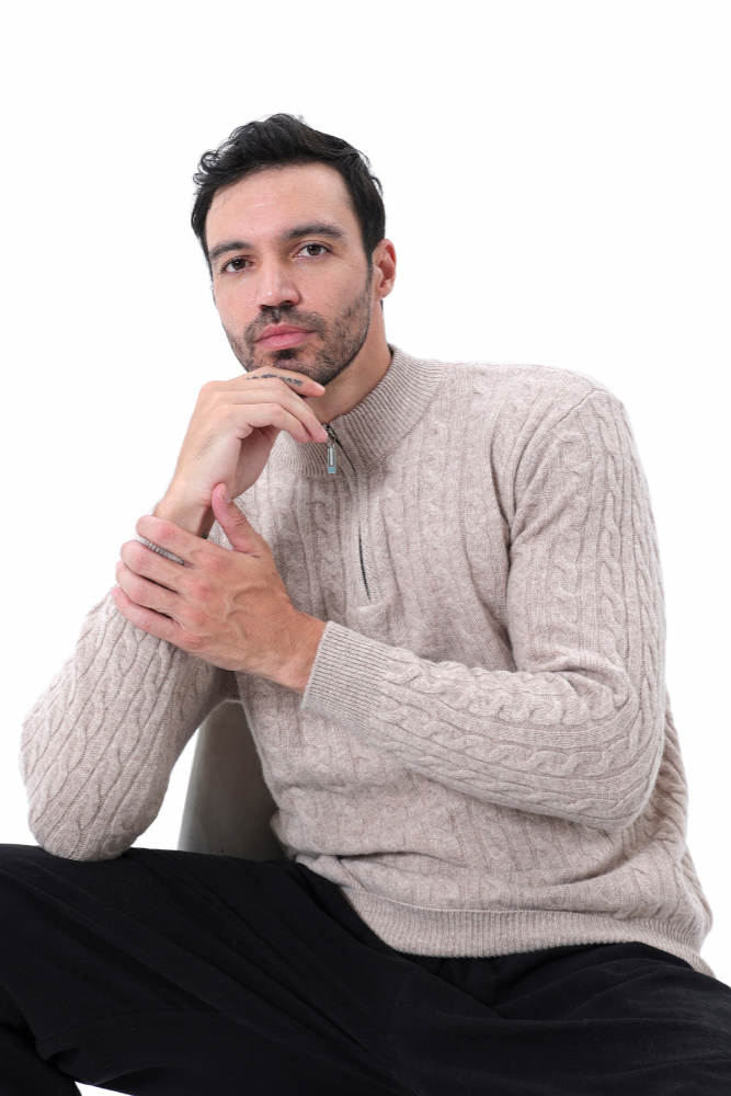 Woven Half Zip